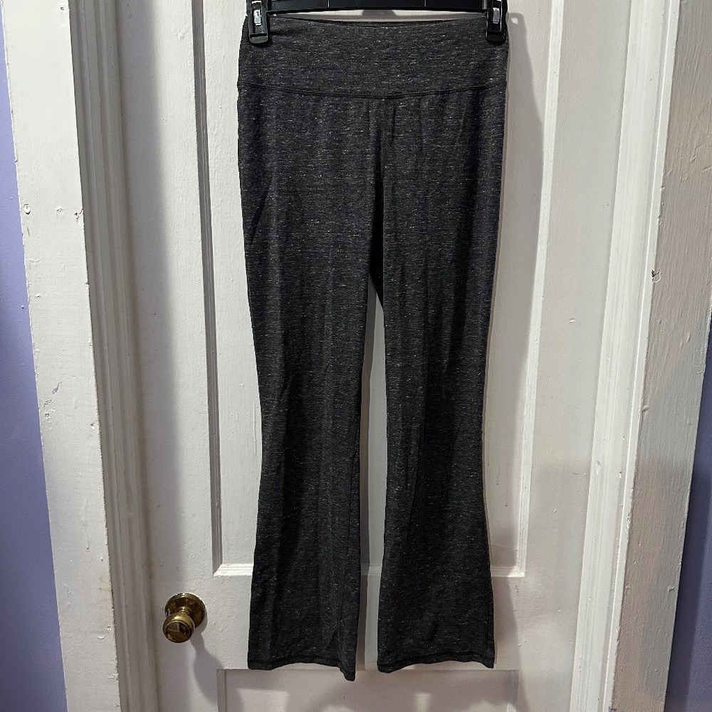 Athletic Works Heather Grey Yoga Pants in XS